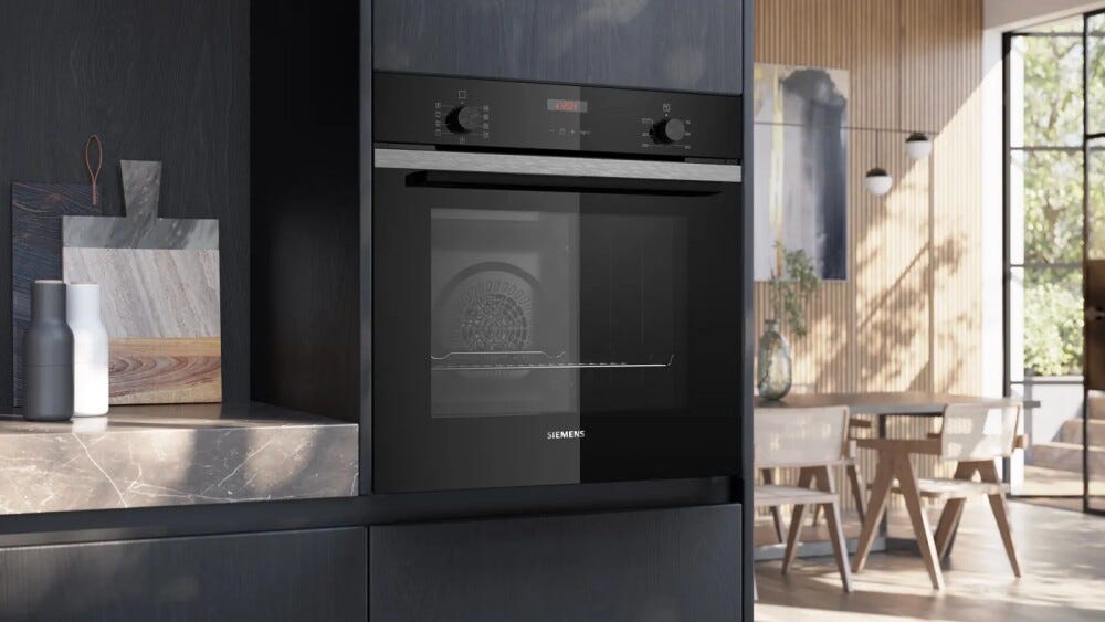Siemens HB273ABS3 iq300 Forno elettrico pirolitico 71 l, Aria calda 3D Plus, inox, 7l