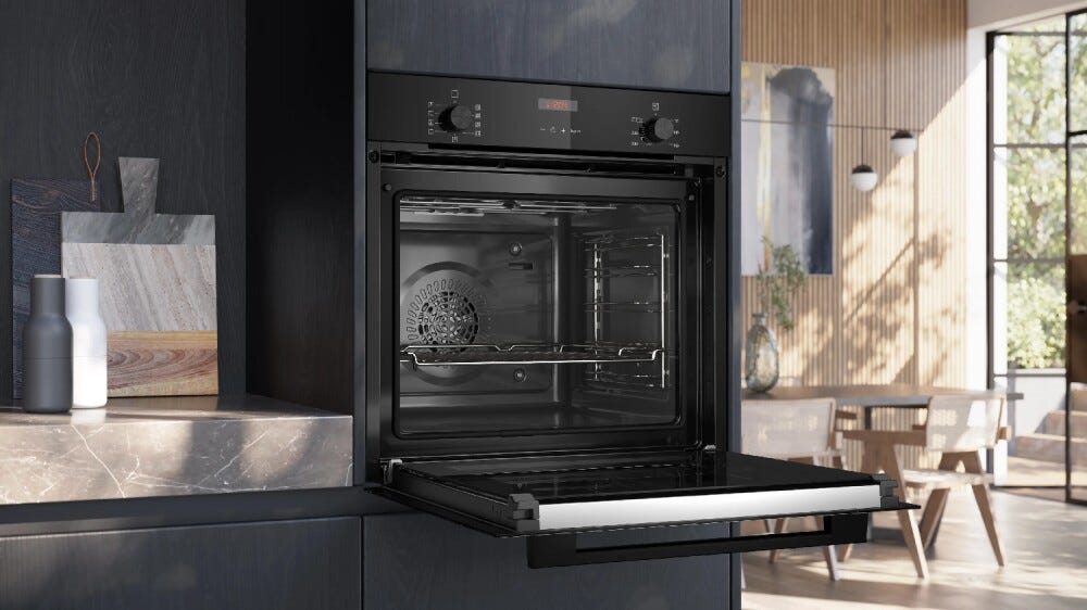 Siemens HB273ABS3 iq300 Forno elettrico pirolitico 71 l, Aria calda 3D Plus, inox, 7l
