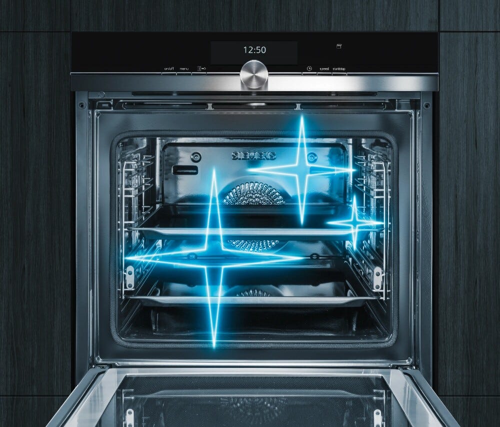 Siemens HB273ABS3 iq300 Forno elettrico pirolitico 71 l, Aria calda 3D Plus, inox, 7l
