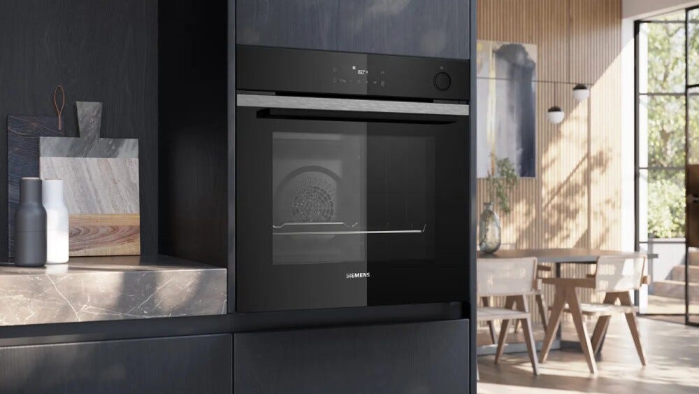 Siemens HR272GES3 iq300 Forno combinato a vapore cm. 60 - inox/nero