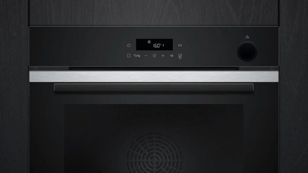 Siemens HR272GES3 iq300 Forno combinato a vapore cm. 60 - inox/nero