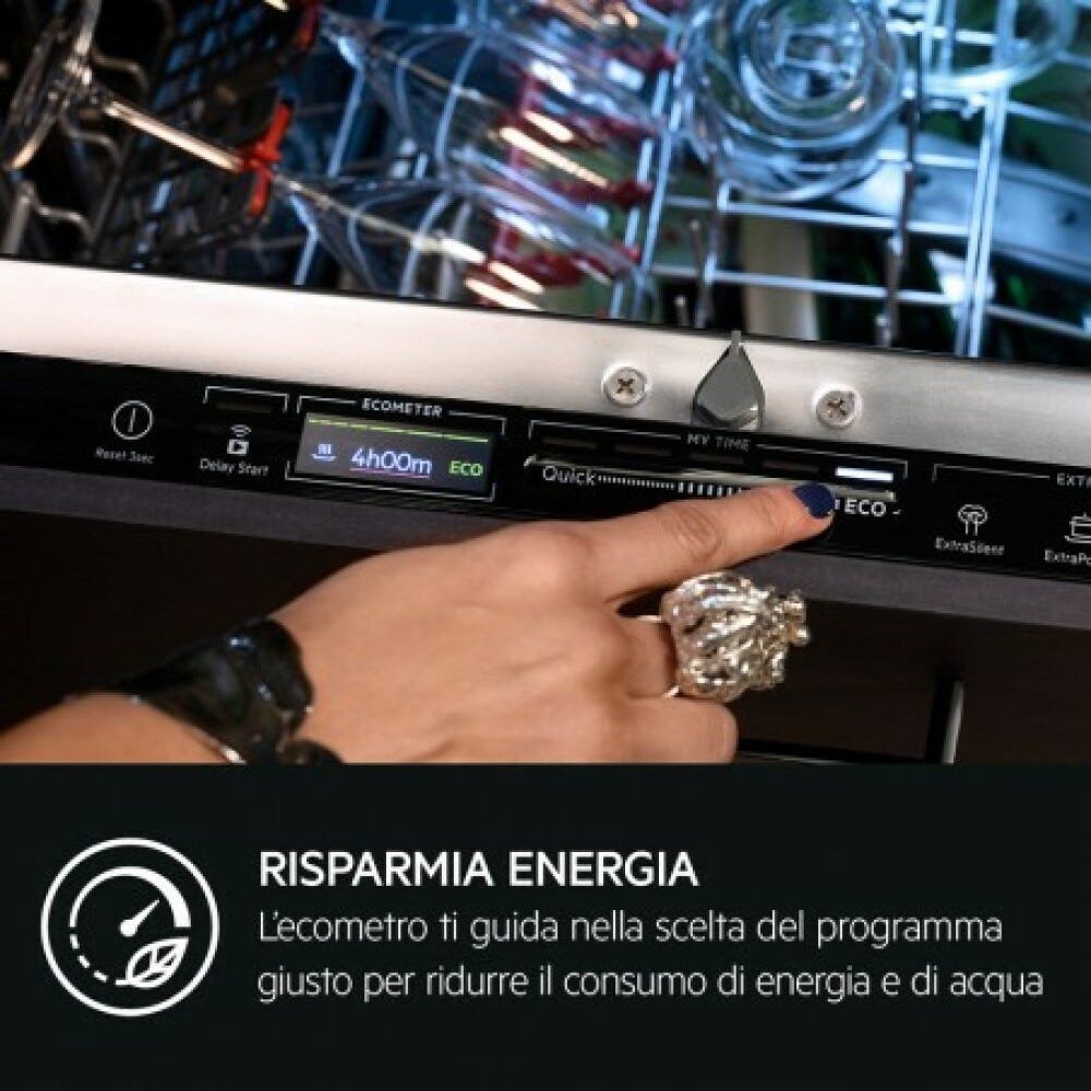 AEG FSK73617Z 7000 GlassCare Lavastoviglie da incasso totale, 13 coperti, AirDry, SmartSelect, cerniere sliding