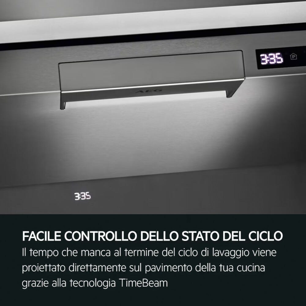 AEG FSK76738P Serie 7000 GlassCare Lavastoviglie integrata totale cm. 60 - 14 coperti