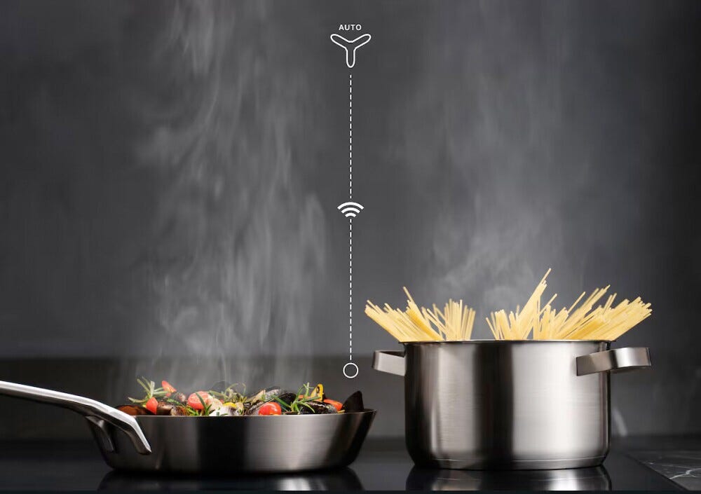 AEG NII64B30AZ 8000 Piano cottura a induzione 60 cm, 4 zone, SenseBoil & Fry, SaphirMatt nero opaco