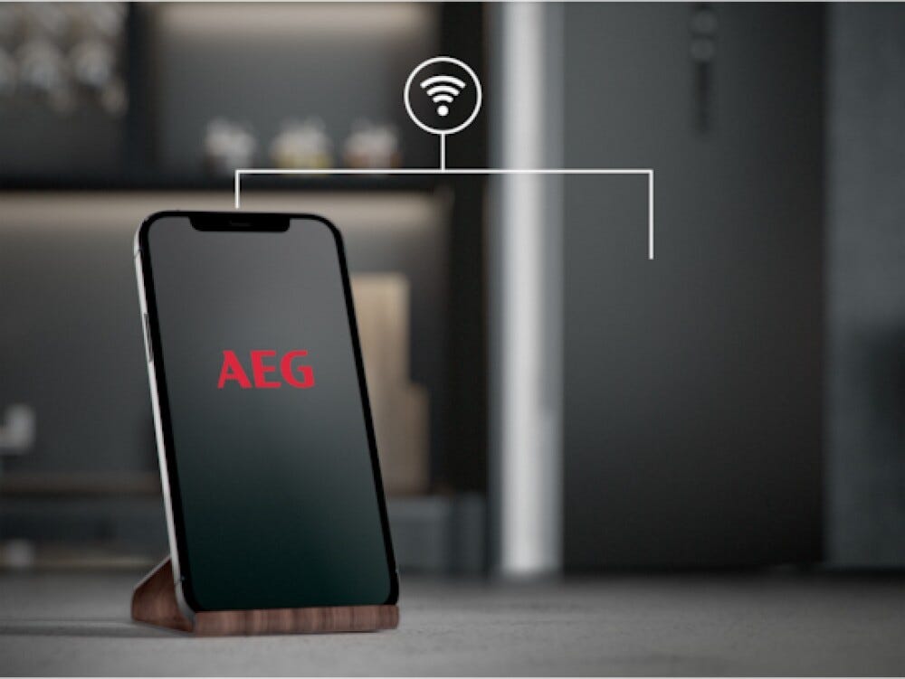 AEG ORC8M361CL Serie 8000 Cooling 360° Frigorifero con congelatore a libera installazione cm. 60 h. 202 - lt. 362 - nero