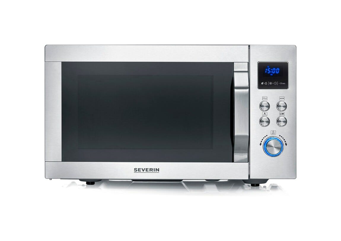 Severin MW 7918 CrispyWave Forno microonde cm. 49 - argento