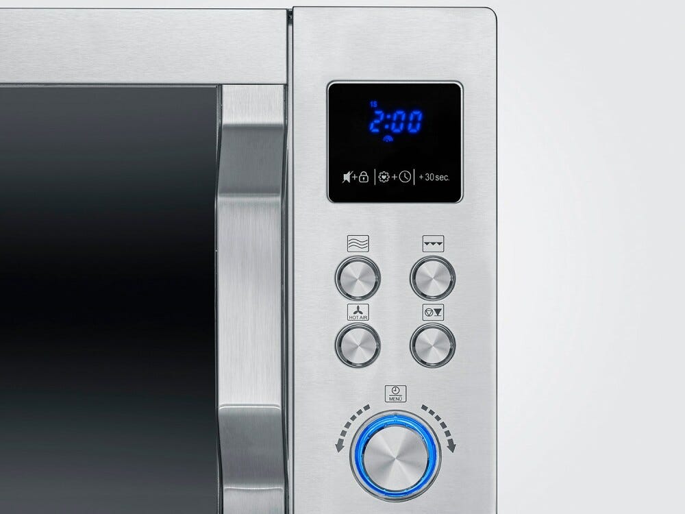Severin MW 7918 CrispyWave Forno microonde cm. 49 - argento