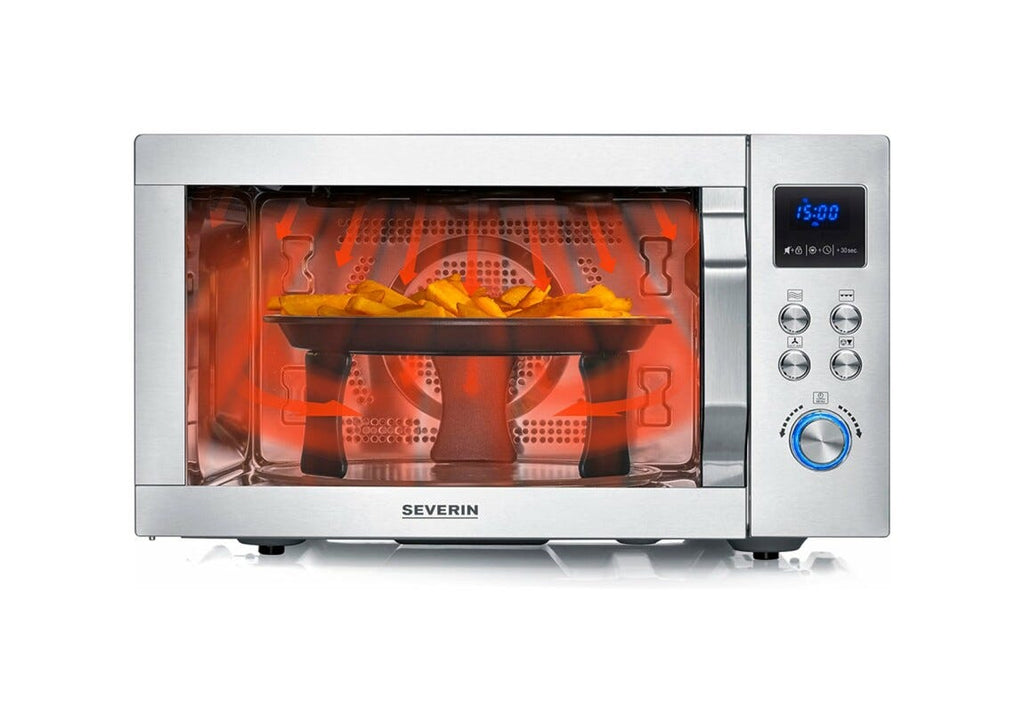 Severin MW 7918 CrispyWave Forno microonde cm. 49 - argento