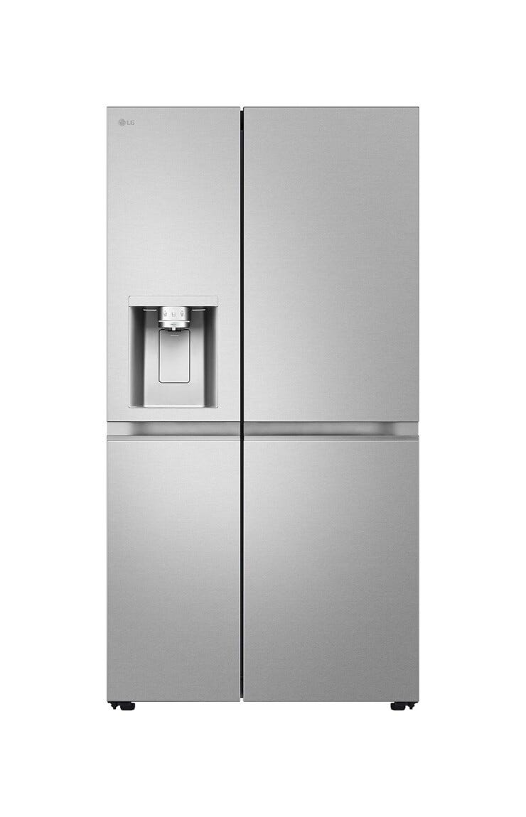 LG GSLE91MBAC Frigorifero con congelatore side by side cm. 91 h. 179 - lt. 628 - metallo