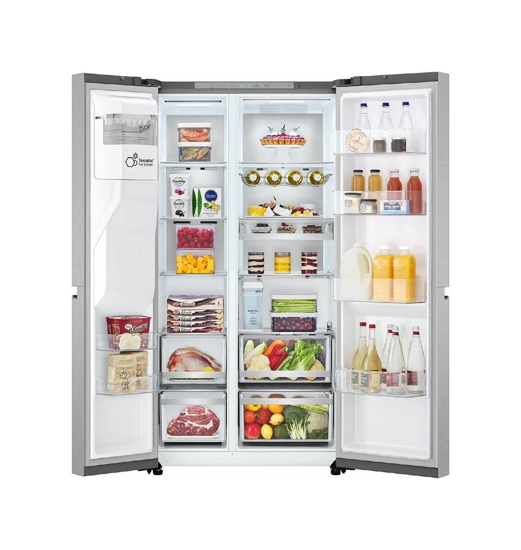 LG GSLE91MBAC Frigorifero con congelatore side by side cm. 91 h. 179 - lt. 628 - metallo