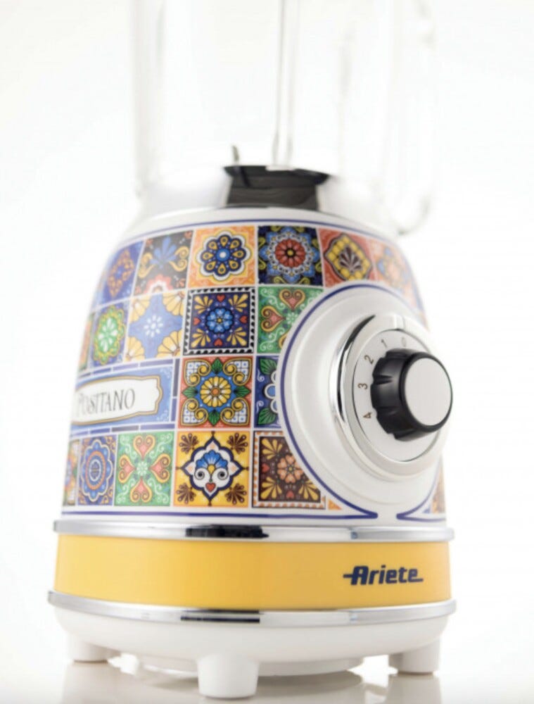 Ariete 0583/0P Positano Frullatore con tazza in vetro - giallo