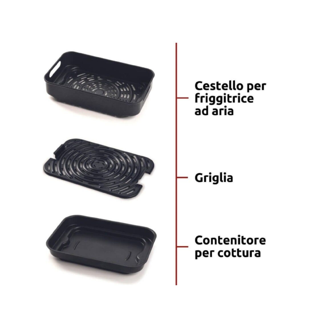 Ariete 4635 Air Fryer Grill Friggitrice ad aria e grill - 8 lt - nero