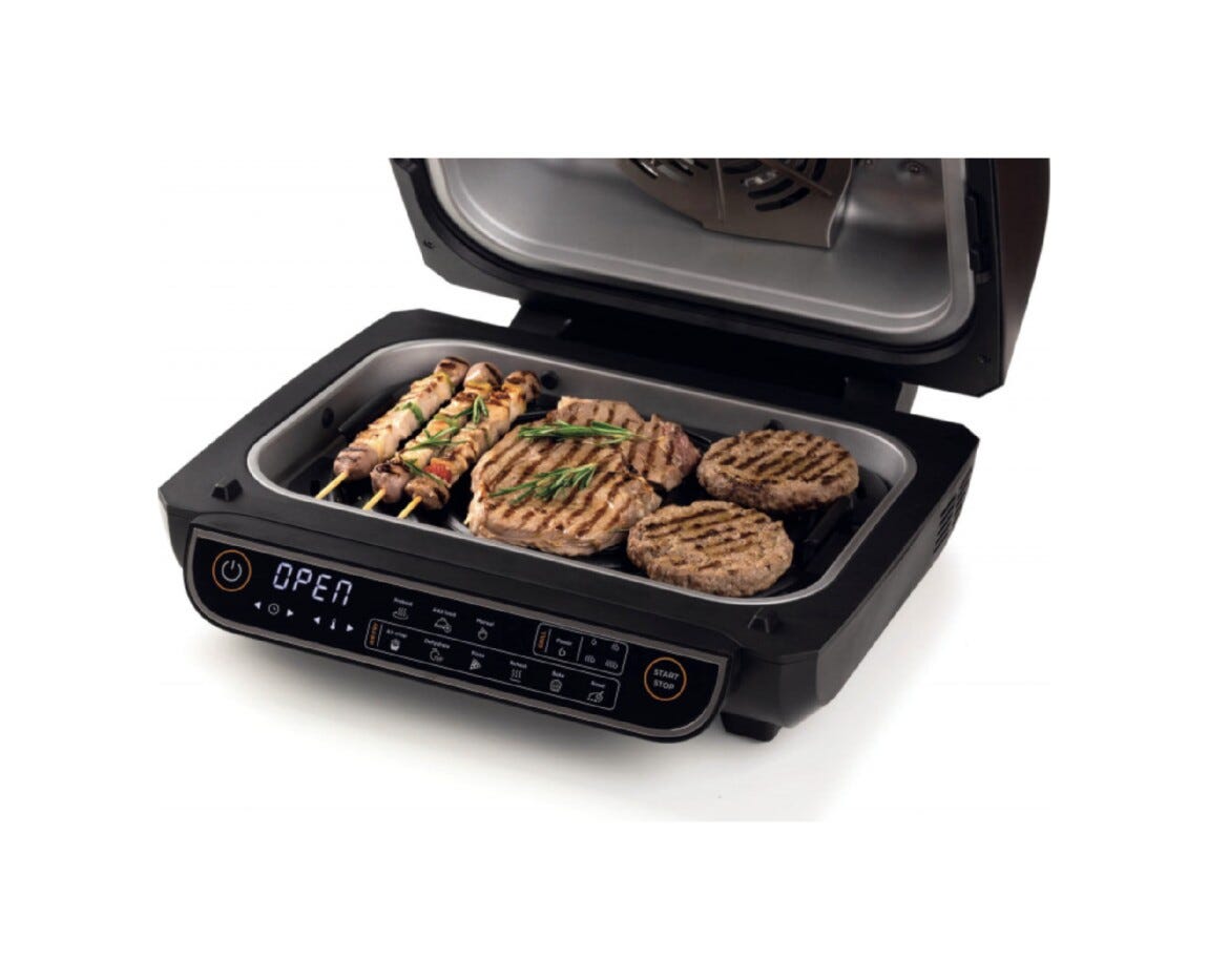 Ariete 4635 Air Fryer Grill Friggitrice ad aria e grill - 8 lt - nero