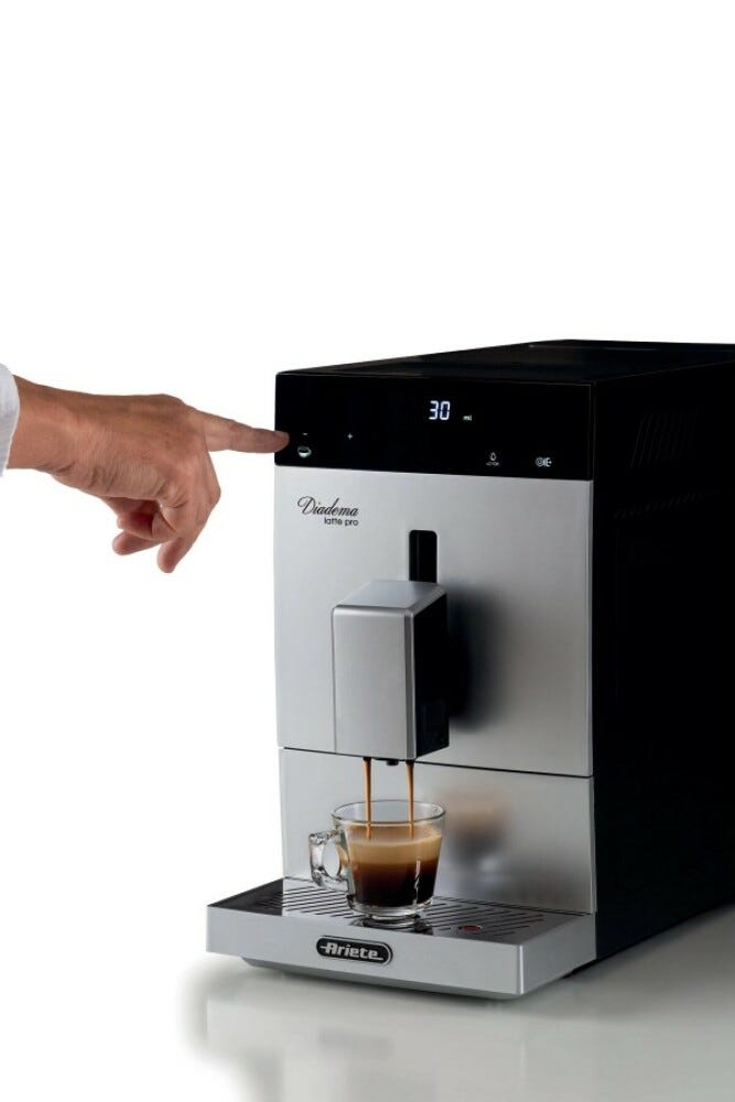 Ariete 1453/01 Diadema Macchina per caffè automatica - inox/nero