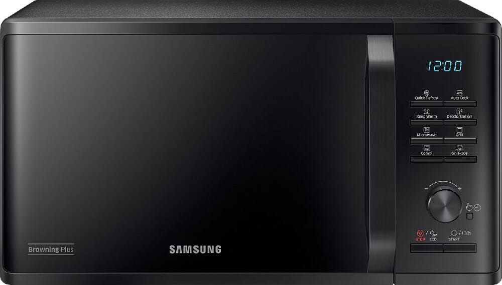 Samsung MG23K3515AK/ET Forno microonde con grill cm. 49 - nero