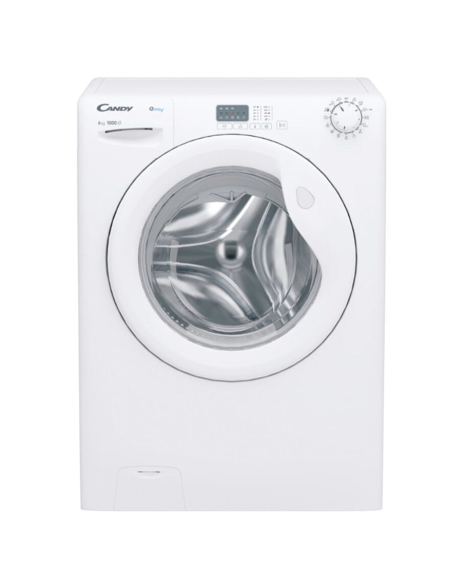 Candy EY4061DW4/1-S Easy Lavatrice slim cm. 60 - profondità 45 cm. - capacità 6 kg - bianco