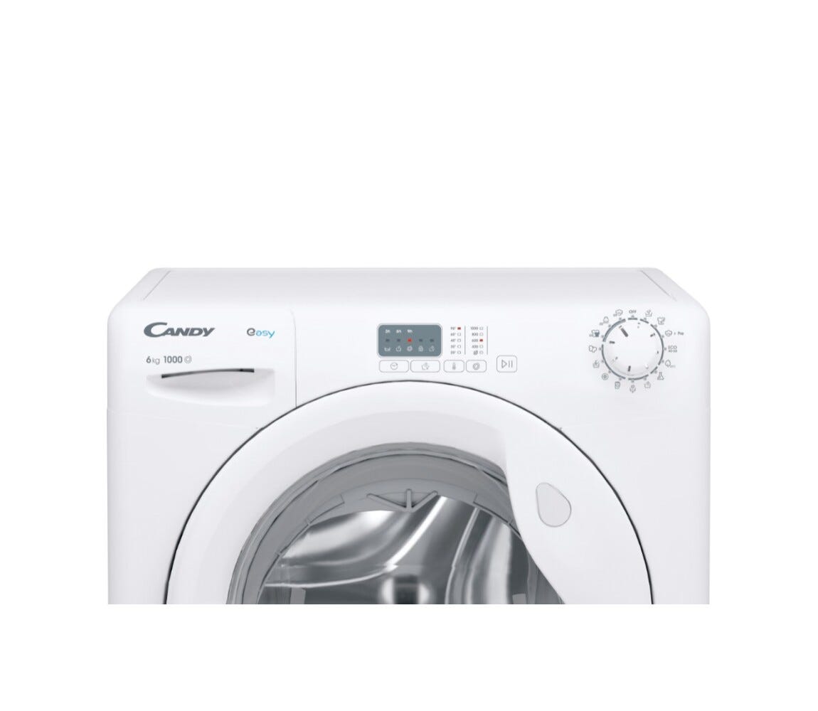 Candy EY4061DW4/1-S Easy Lavatrice slim cm. 60 - profondità 45 cm. - capacità 6 kg - bianco