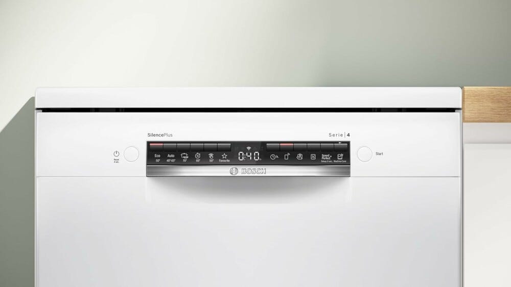 Bosch SMS4EVW08E 4 Lavastoviglie a libera installazione cm. 60 - 14 coperti - bianco