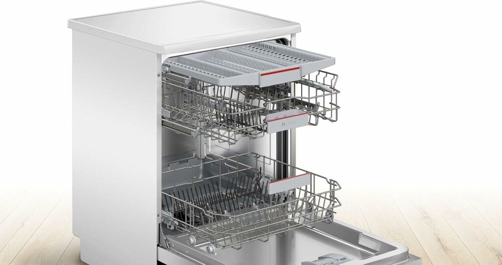 Bosch SMS4EVW08E 4 Lavastoviglie a libera installazione cm. 60 - 14 coperti - bianco