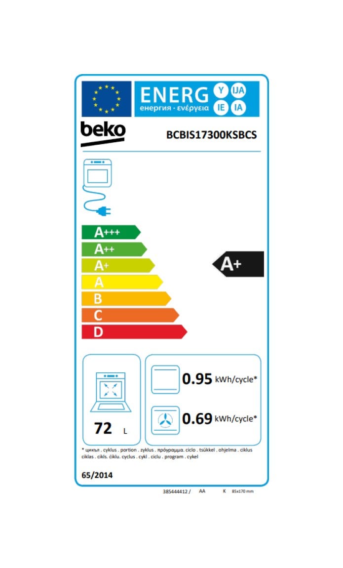 Beko BCBIS17300KSBCS Forno combinato a vapore cm. 59 - nero