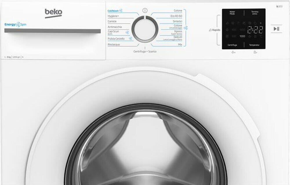 Beko BMWU3921W Lavatrice cm. 60 - capacità 9 kg - bianco