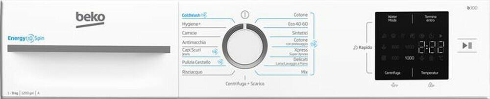Beko BMWU3921W Lavatrice cm. 60 - capacità 9 kg - bianco