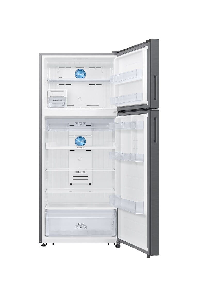 Samsung RT53DG7A14S9EF Serie 7300 AI Frigorifero con congelatore a libera installazione cm. 79 h. 185 - lt. 530 - metal inox