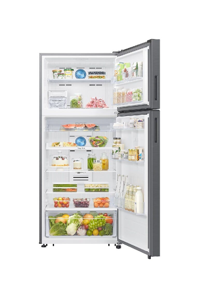 Samsung RT53DG7A14S9EF Serie 7300 AI Frigorifero con congelatore a libera installazione cm. 79 h. 185 - lt. 530 - metal inox