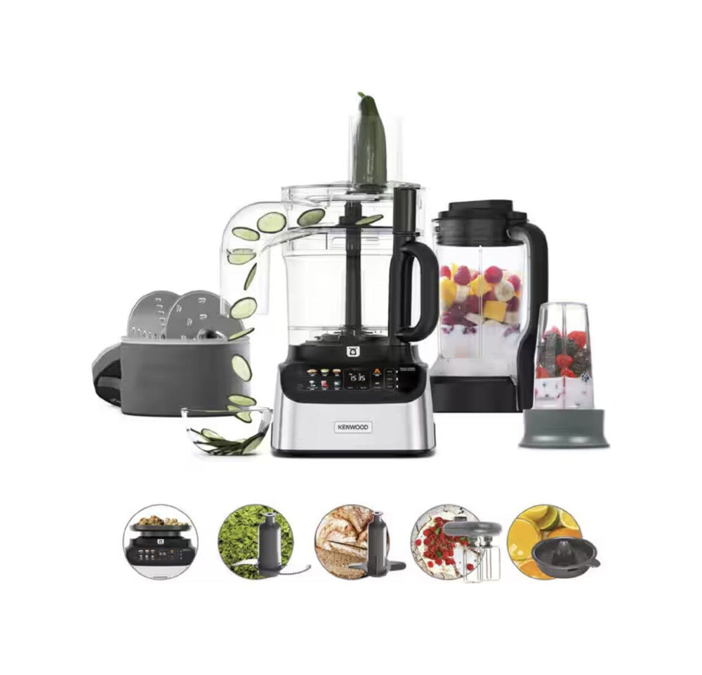 Kenwood FDM73850SS MultiPro OneTouch Robot da cucina e frullatore - 3 lt - argento/nero