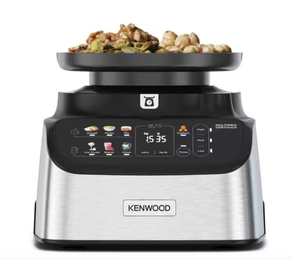 Kenwood FDM73850SS MultiPro OneTouch Robot da cucina e frullatore - 3 lt - argento/nero