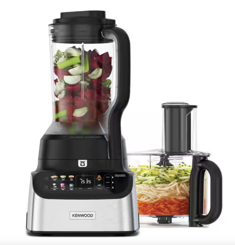 Kenwood FDM73850SS MultiPro OneTouch Robot da cucina e frullatore - 3 lt - argento/nero