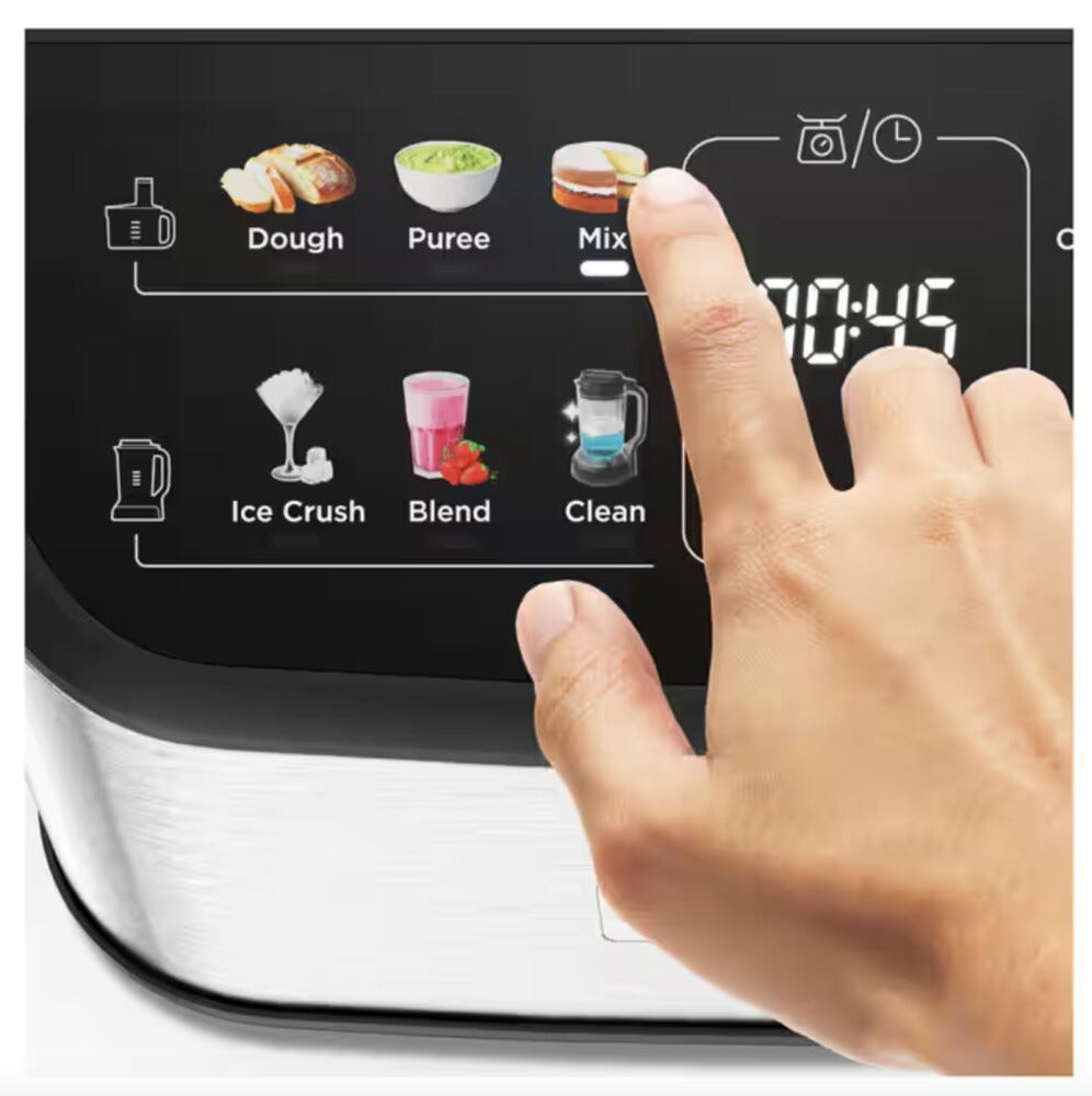 Kenwood FDM73850SS MultiPro OneTouch Robot da cucina e frullatore - 3 lt - argento/nero