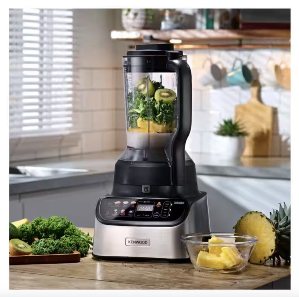 Kenwood FDM73850SS MultiPro OneTouch Robot da cucina e frullatore - 3 lt - argento/nero