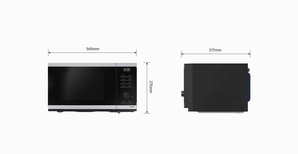 Samsung MS23DG4504ATE2 Forno microonde cm. 49 - nero/inox
