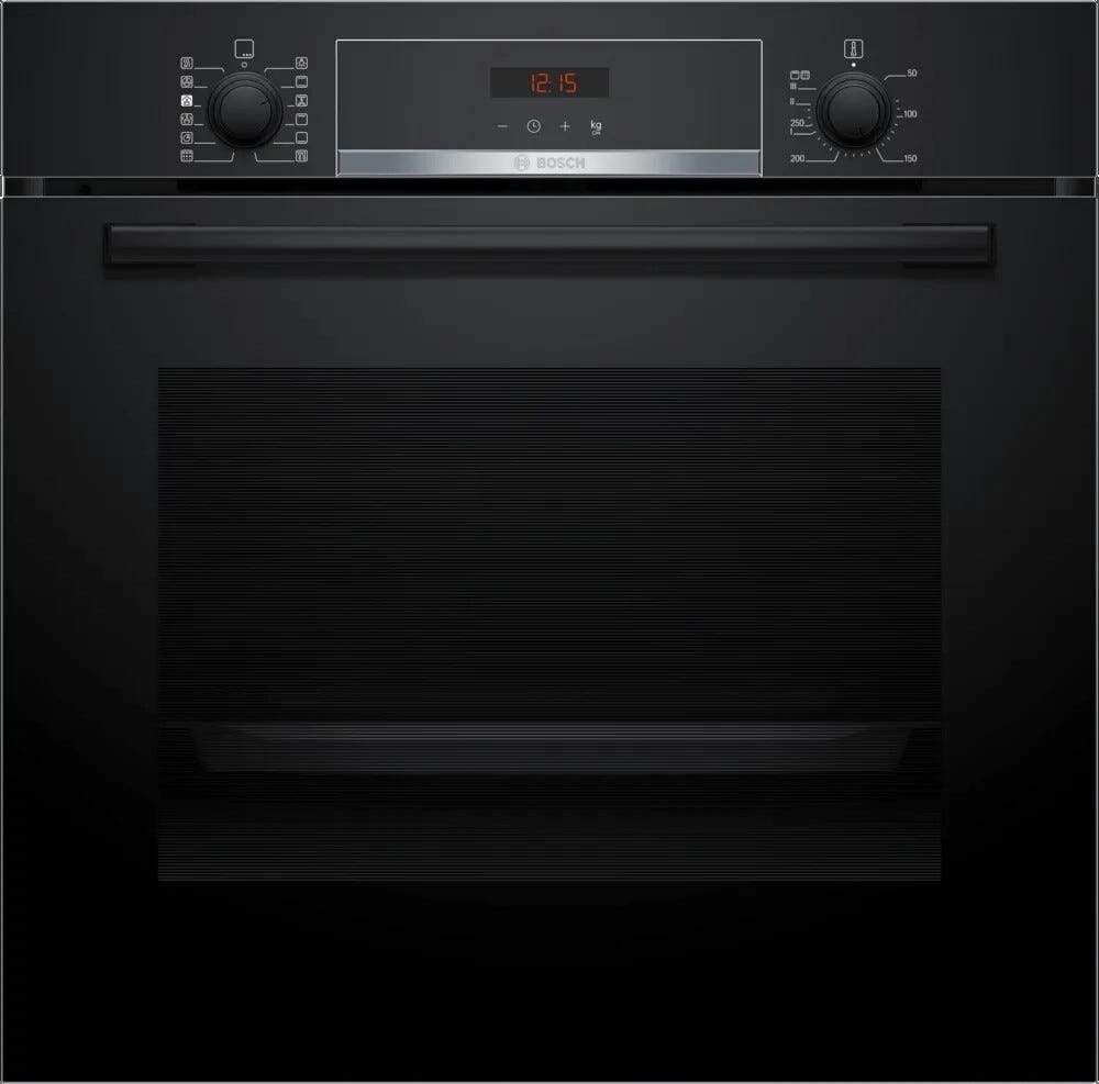 Bosch HQA574BB3 4 Forno combinato a vapore pirolitico cm. 59 - nero