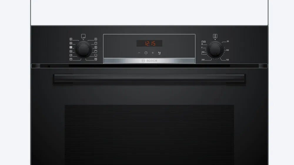 Bosch HQA574BB3 4 Forno combinato a vapore pirolitico cm. 59 - nero