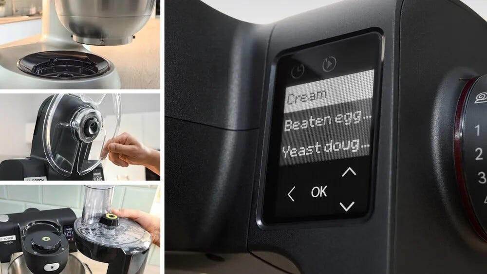 Bosch MUMS6ZS17 6 Robot da cucina multifunzione - 5,5 lt - nero / acciaio spazzolato