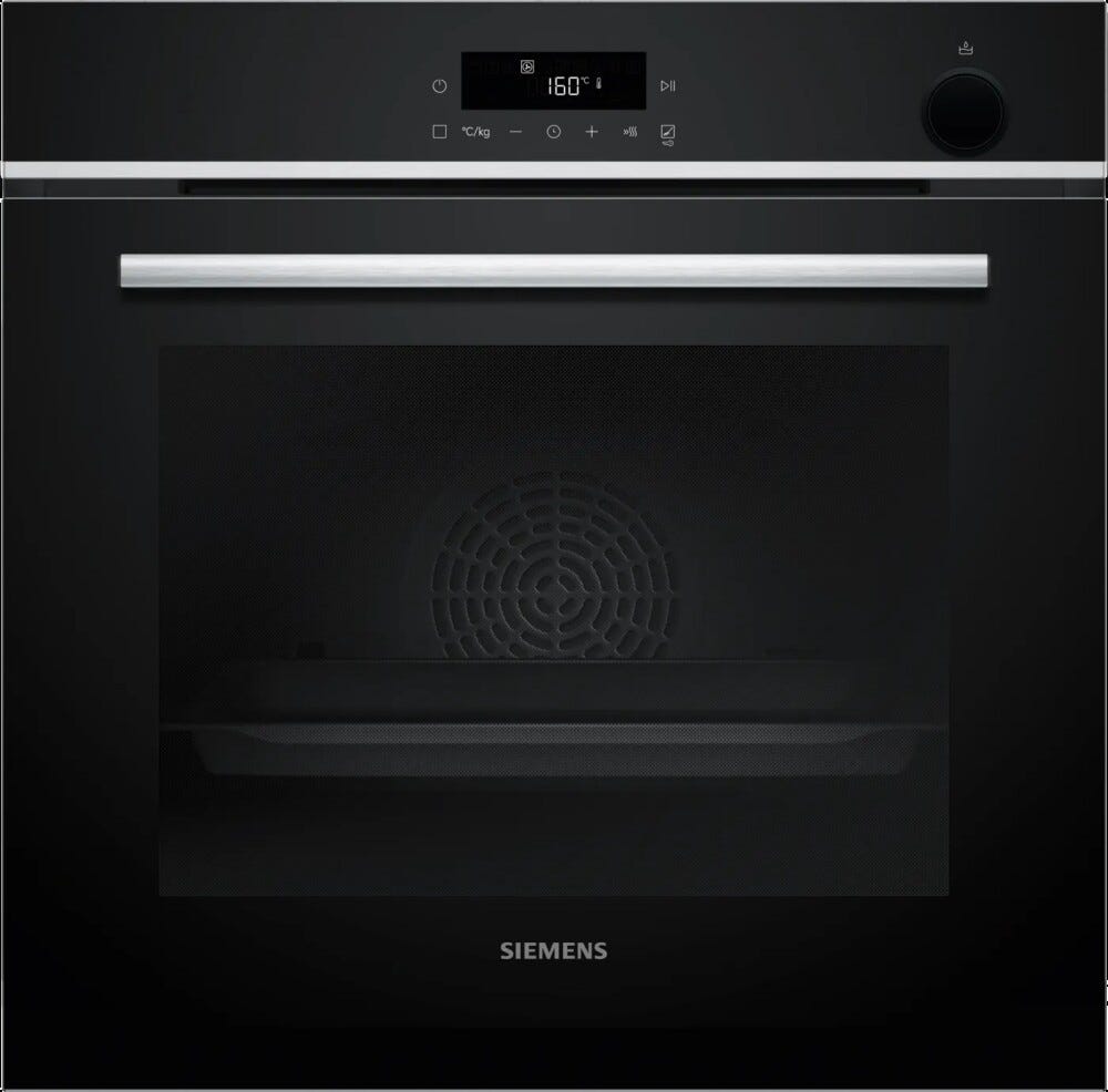 Siemens HR532GBS3 Forno combinato a vapore cm. 60 - inox/nero