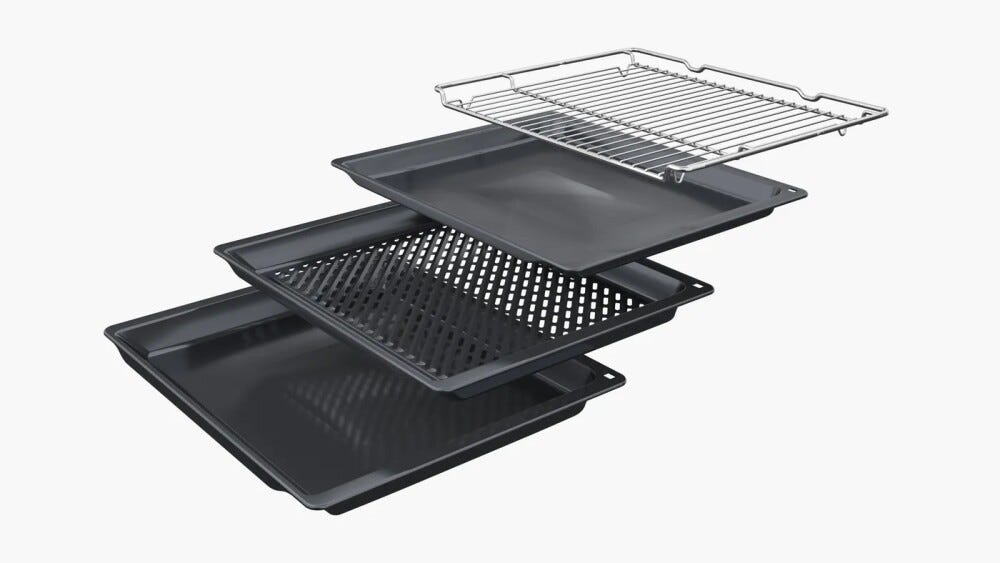 Siemens HR532GBS3 Forno combinato a vapore cm. 60 - inox/nero
