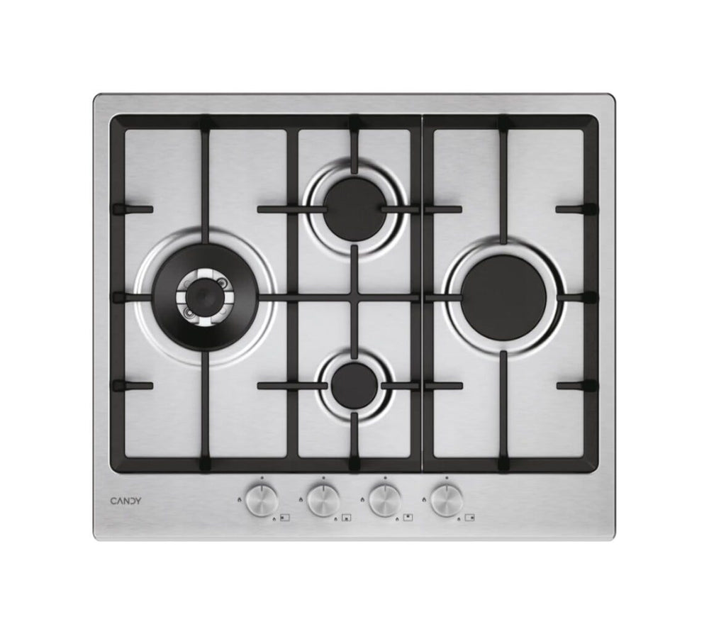 Candy CHG6D4WTX Moderna Piano cottura a gas cm. 60 - inox