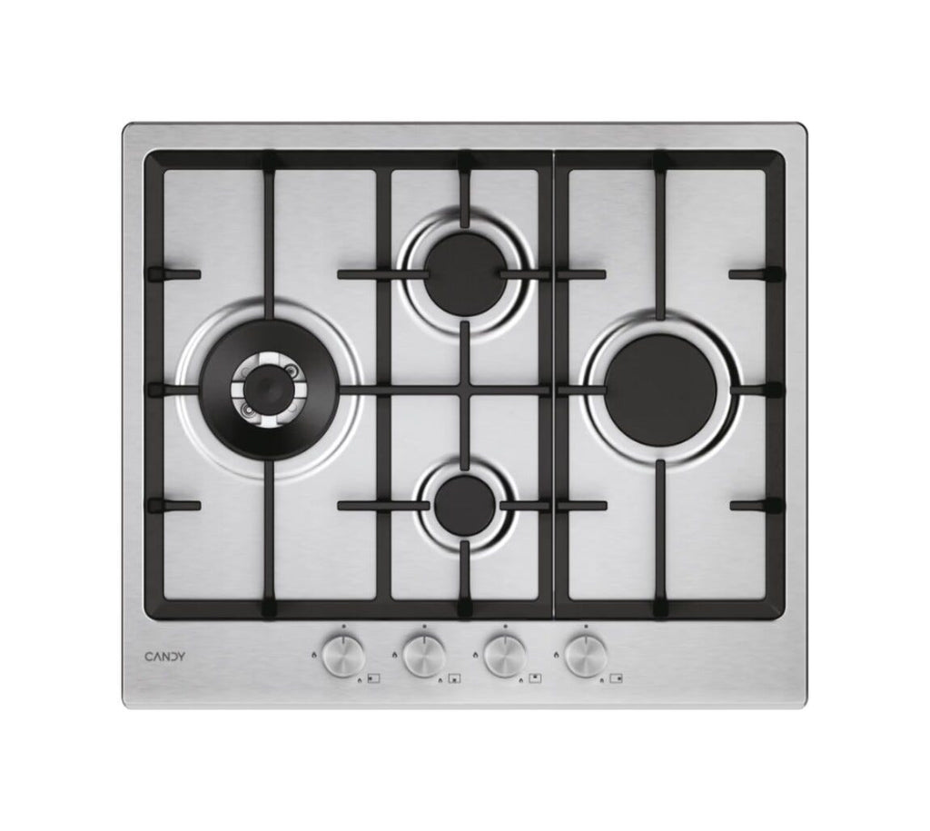 Candy CHG6D4WTX Moderna Piano cottura a gas cm. 60 - inox