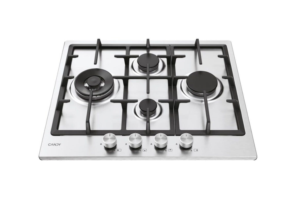 Candy CHG6D4WTX Moderna Piano cottura a gas cm. 60 - inox