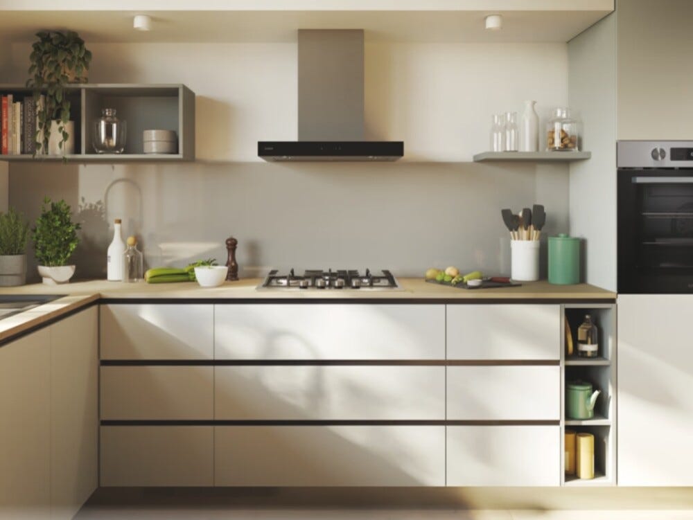 Candy CHG6D4WTX Moderna Piano cottura a gas cm. 60 - inox