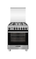 Glem SA664VI Specialista Cucina da accosto cm. 60 - 4 fuochi a gas - inox