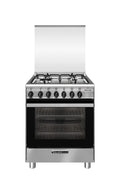 Glem SA66TMI Specialista Cucina da accosto cm. 60 - 4 fuochi a gas - inox