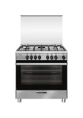 Glem SA865MI6 Specialista Cucina da accosto cm. 80 - 5 fuochi a gas - inox