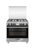 Glem SA865VI Specialista Cucina da accosto cm. 80 - 5 fuochi a gas - inox