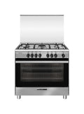 Glem SA965MI6 Specialista Cucina da accosto cm. 90 - 5 fuochi a gas - inox