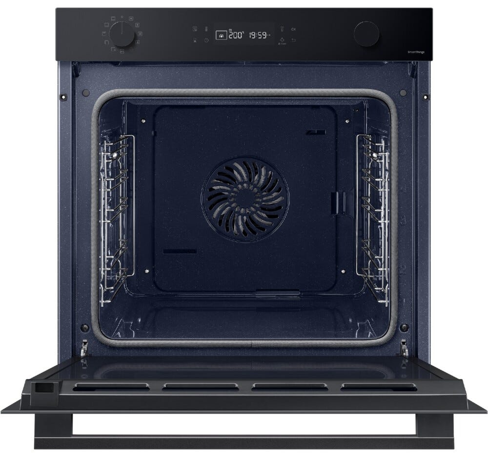 Samsung NV7B41307AK Forno multifunzione 76 L, pirolitico, Wi‑Fi integrato, vetro nero