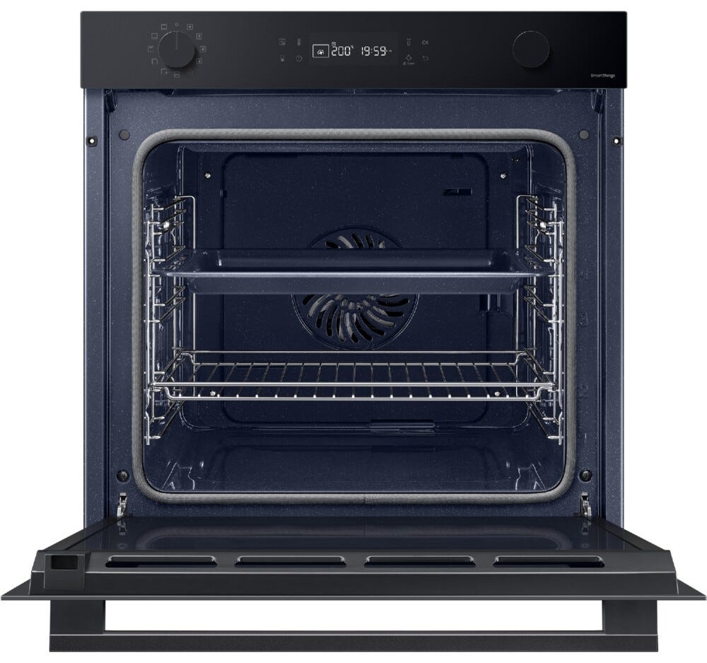 Samsung NV7B41307AK Forno multifunzione 76 L, pirolitico, Wi‑Fi integrato, vetro nero
